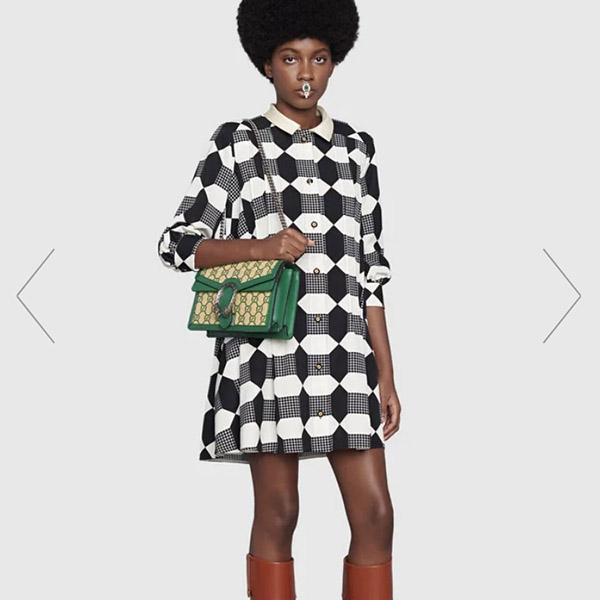 グッチ GGモチーフ コピー 小さなディオニュソスショルダーバッグ【2色】4002492Y4CN